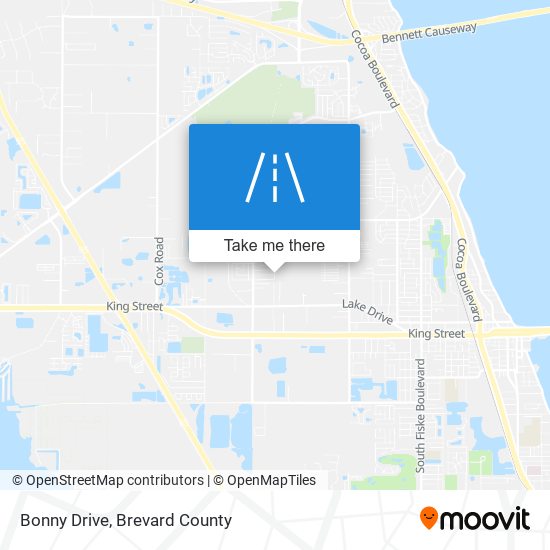 Bonny Drive map