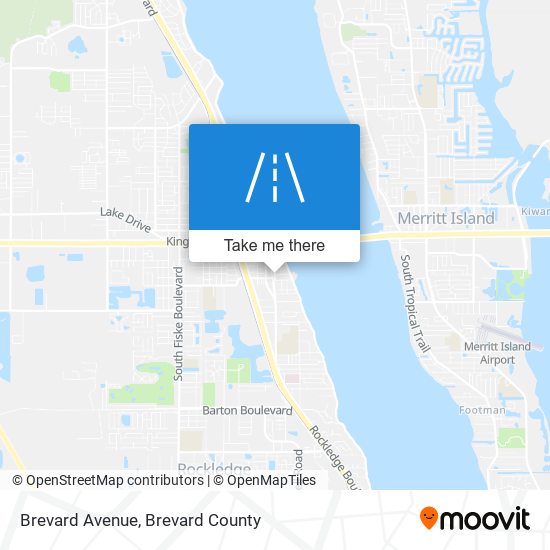 Mapa de Brevard Avenue