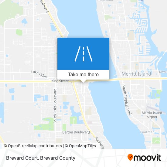 Brevard Court map