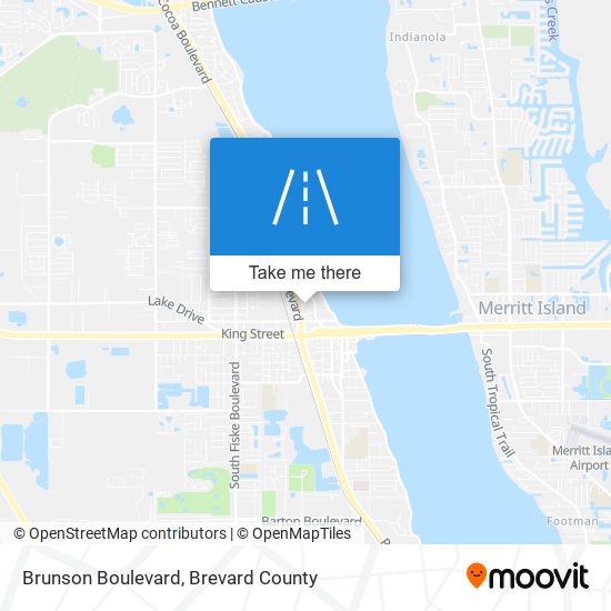 Mapa de Brunson Boulevard