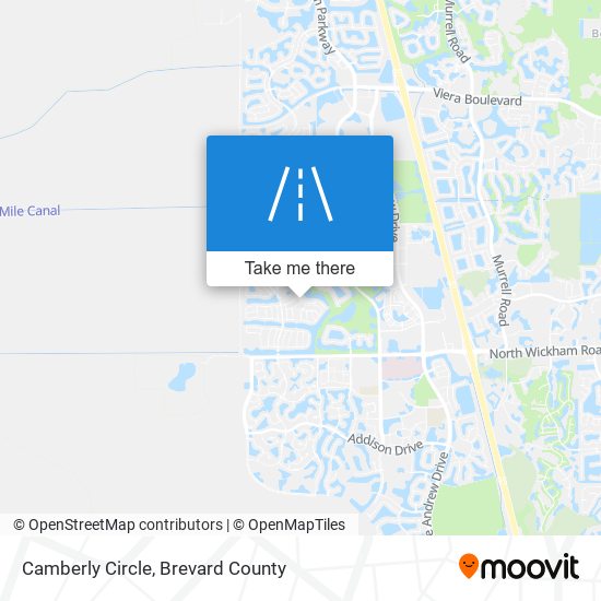 Mapa de Camberly Circle