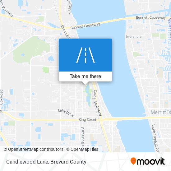 Candlewood Lane map