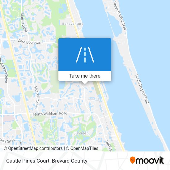 Castle Pines Court map