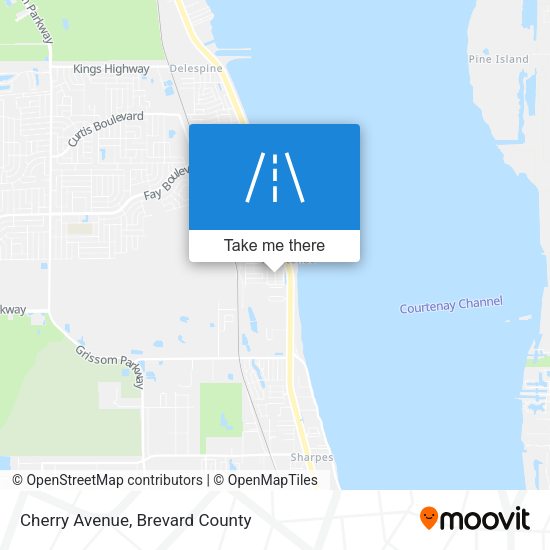 Cherry Avenue map