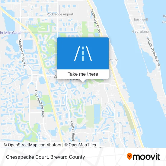 Chesapeake Court map