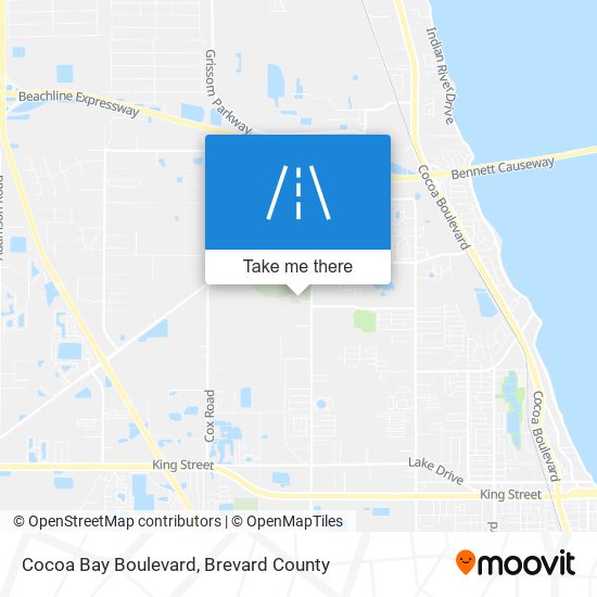 Mapa de Cocoa Bay Boulevard