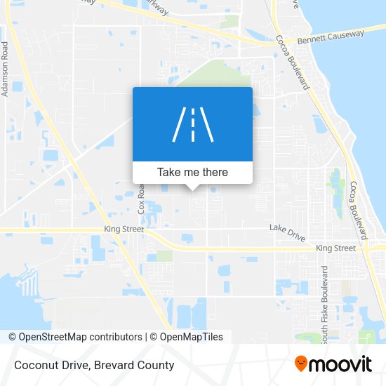 Coconut Drive map