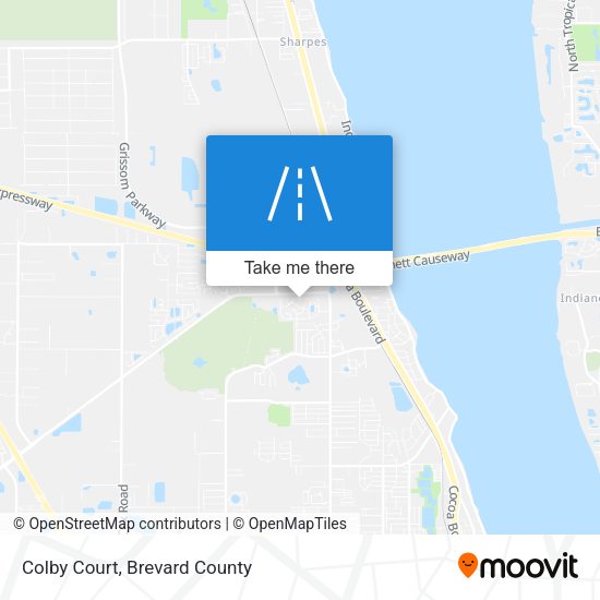 Colby Court map