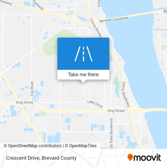 Crescent Drive map