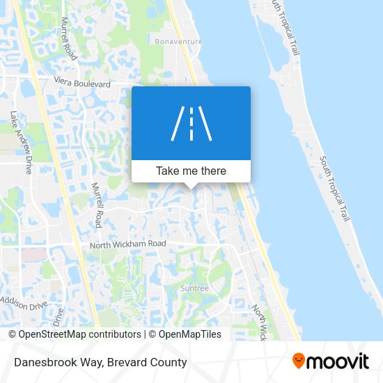 Danesbrook Way map