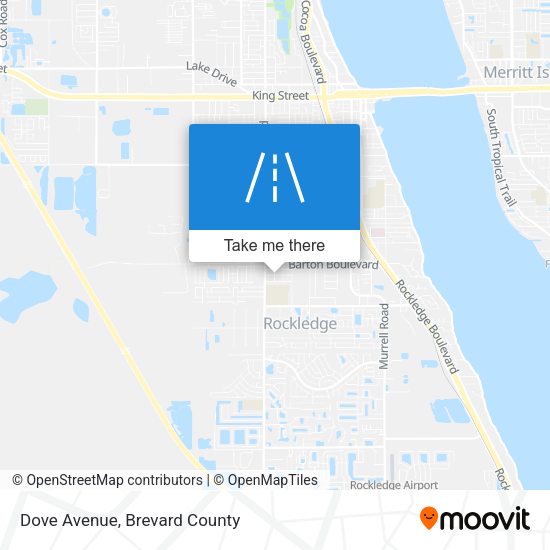Dove Avenue map