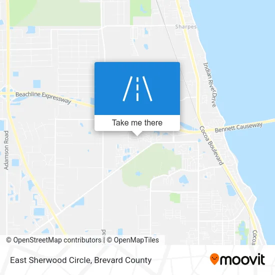 Mapa de East Sherwood Circle