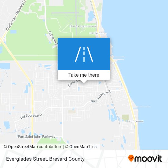 Everglades Street map