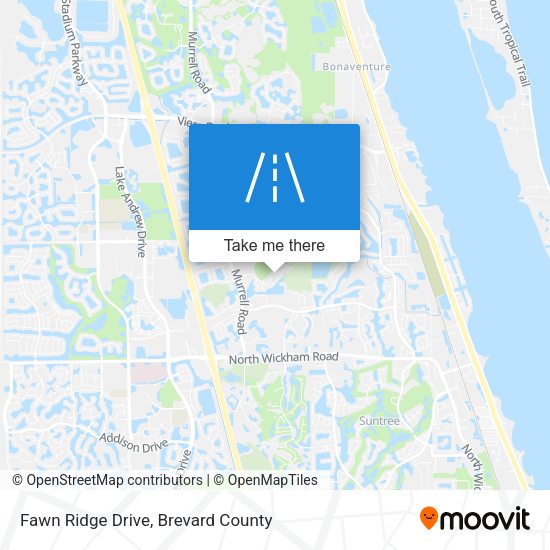 Fawn Ridge Drive map
