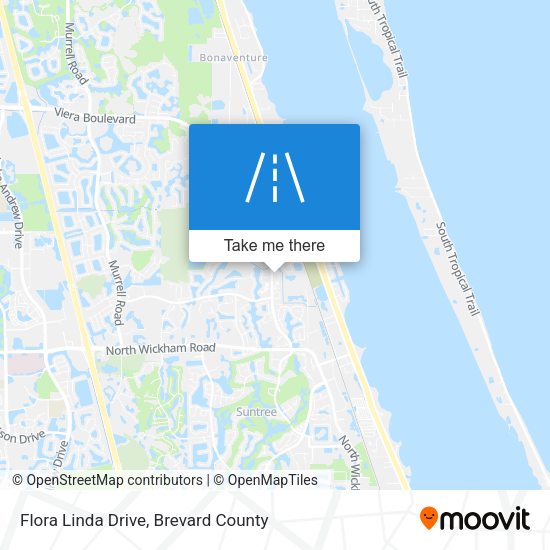 Flora Linda Drive map