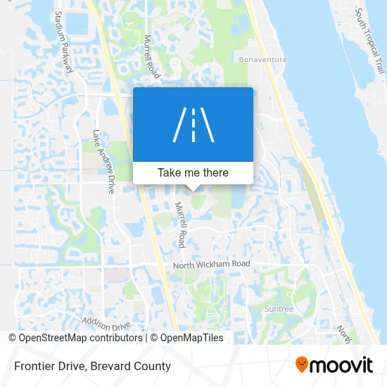 Frontier Drive map