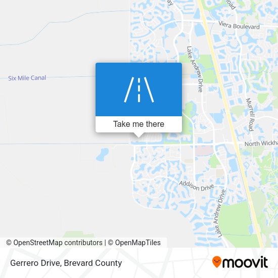 Gerrero Drive map
