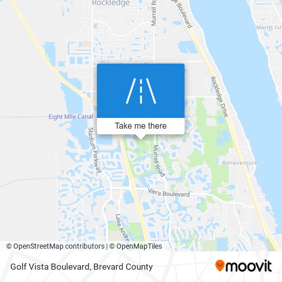 Golf Vista Boulevard map