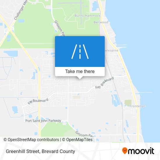 Greenhill Street map
