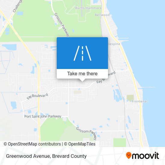 Greenwood Avenue map