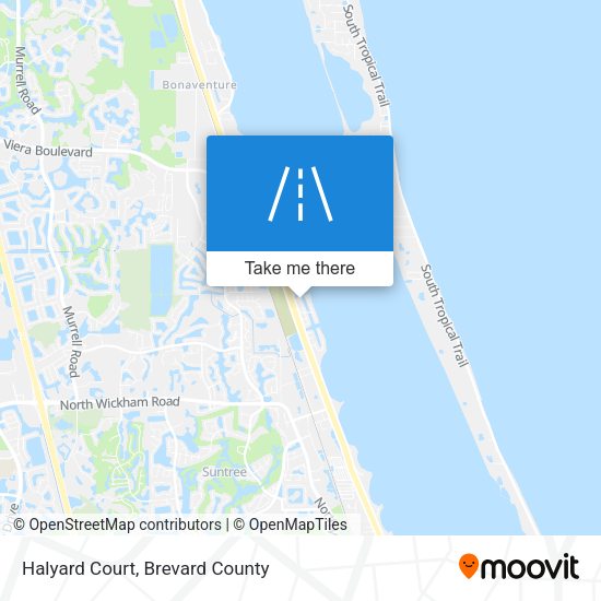 Halyard Court map
