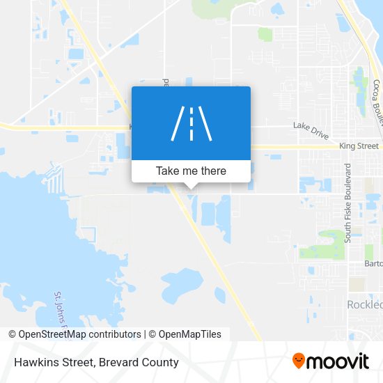 Mapa de Hawkins Street