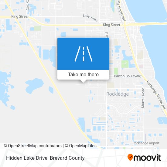 Hidden Lake Drive map