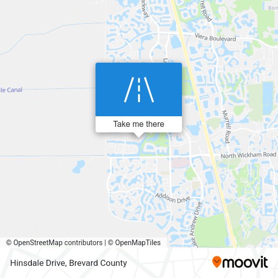 Mapa de Hinsdale Drive