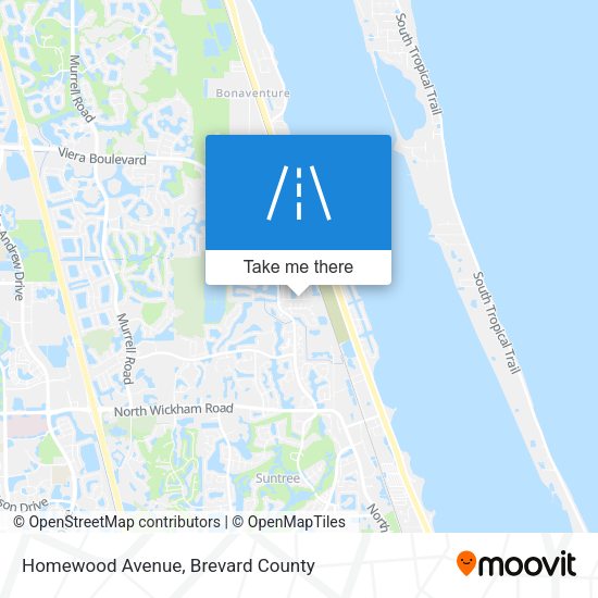 Homewood Avenue map