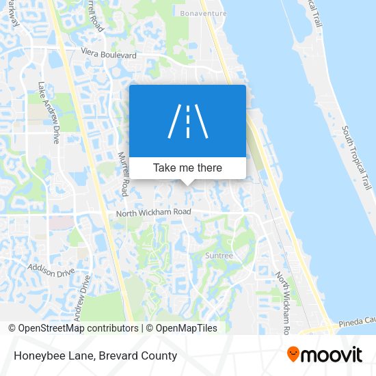 Honeybee Lane map