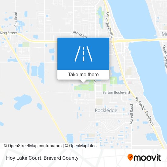 Hoy Lake Court map