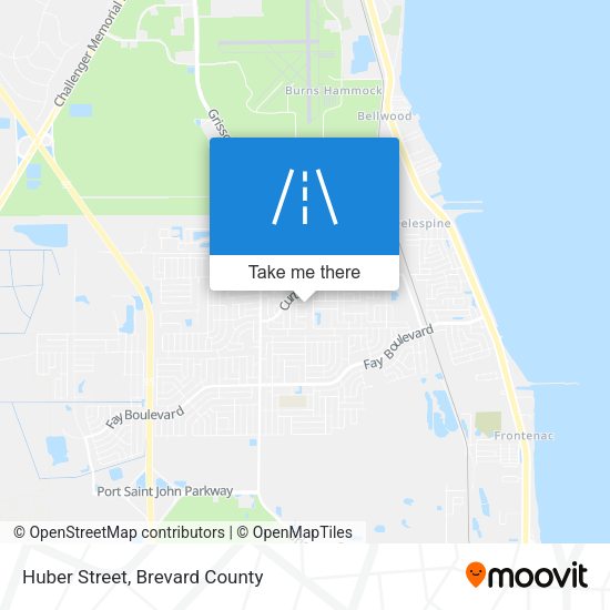 Huber Street map