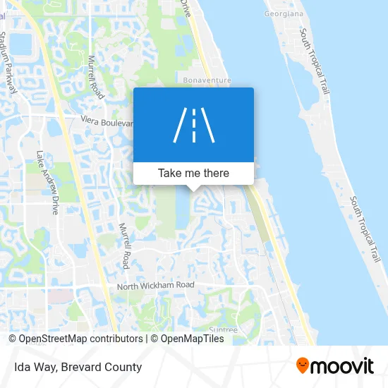 Ida Way map
