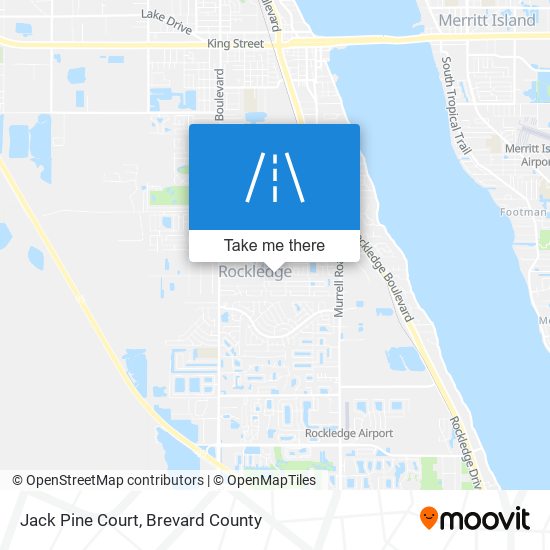 Jack Pine Court map