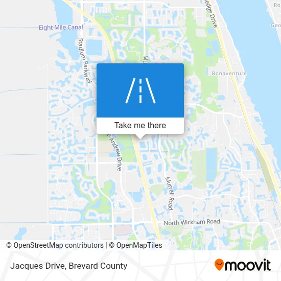 Jacques Drive map