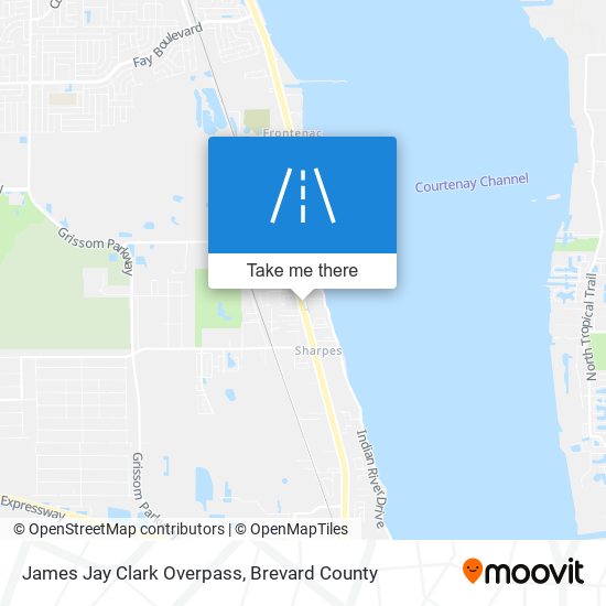 Mapa de James Jay Clark Overpass