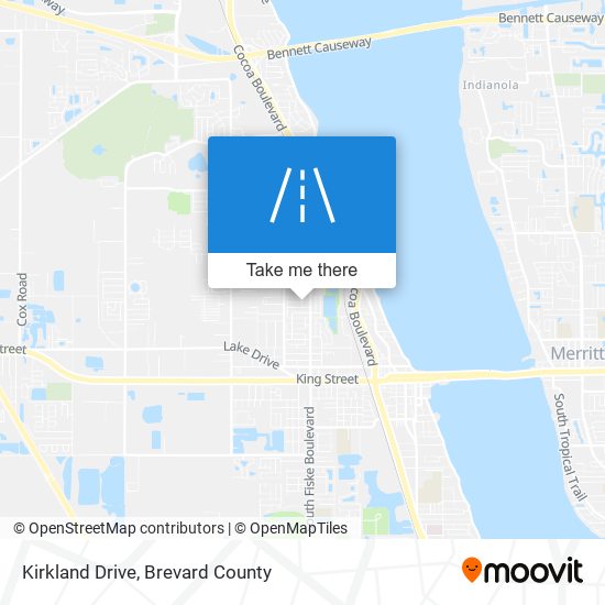 Kirkland Drive map