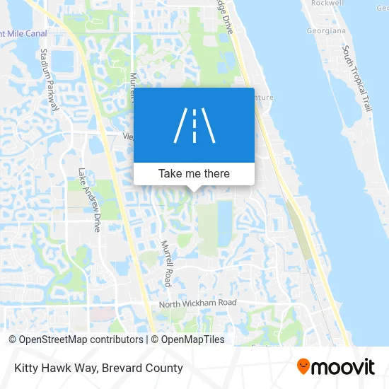 Kitty Hawk Way map