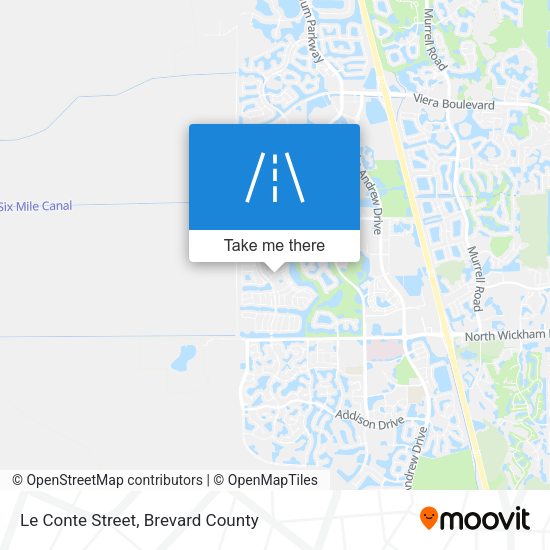 Le Conte Street map