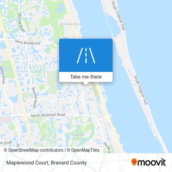 Maplewood Court map