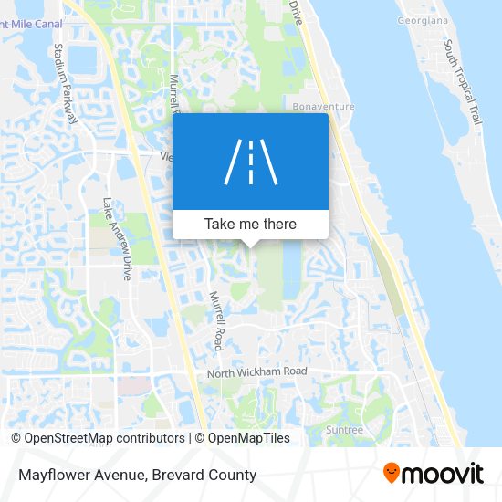 Mayflower Avenue map