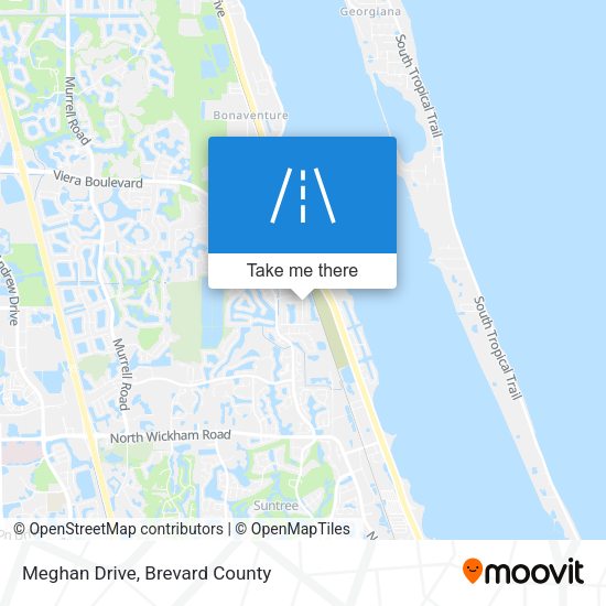 Mapa de Meghan Drive