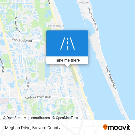 Meghan Drive map