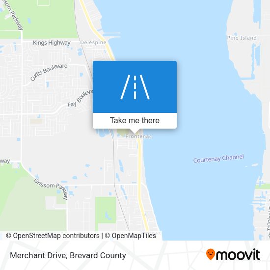 Merchant Drive map