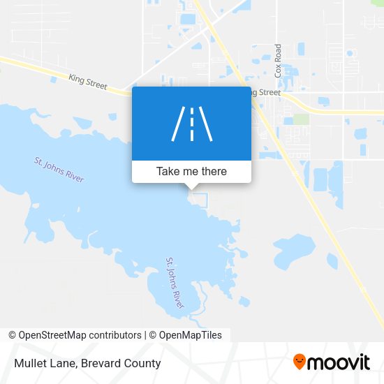 Mullet Lane map