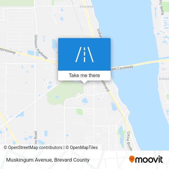 Muskingum Avenue map