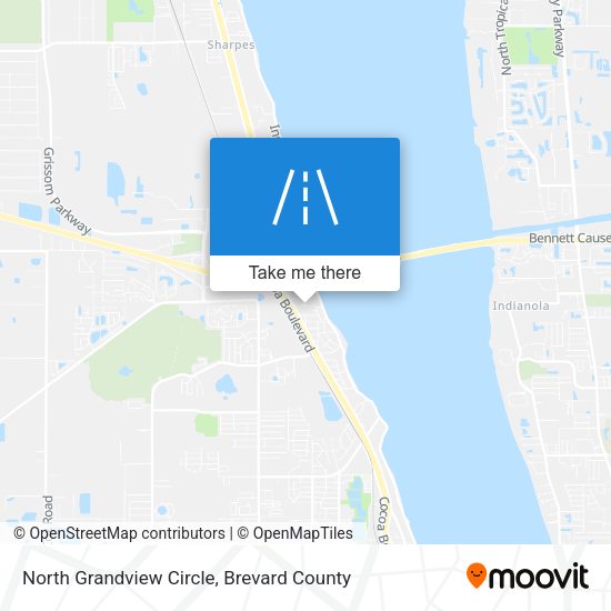 North Grandview Circle map