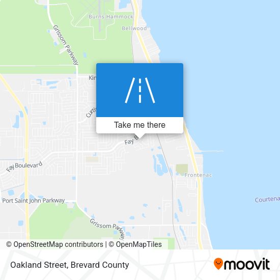 Oakland Street map