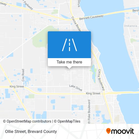 Ollie Street map