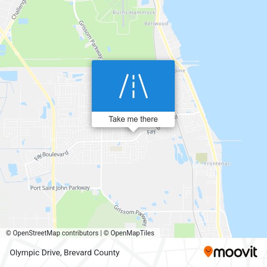 Olympic Drive map